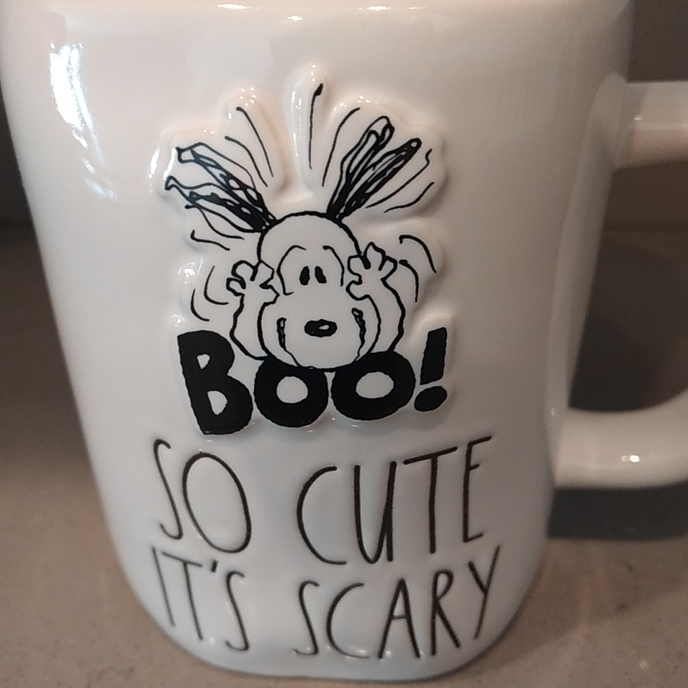 Peanuts Snoopi Rae Dunn Halloween Ceramic Coffee Mug Cottagecore Cabincore